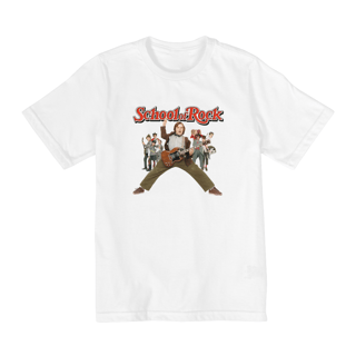 Nome do produtoCamiseta School of Rock Infantil 10 a 14 anos.