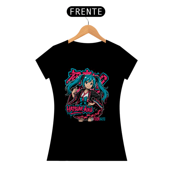 Camiseta Hatsune Miku TWG Arts HG Feminina