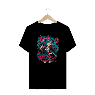 Camiseta Hatsune Miku TWG Arts HG Plus Size