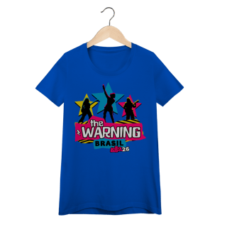 Nome do produtoCamiseta The Warning Lollapalooza 2026 Feminina