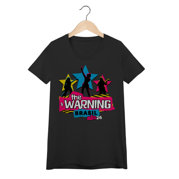 Camiseta The Warning Lollapalooza 2026 Feminina