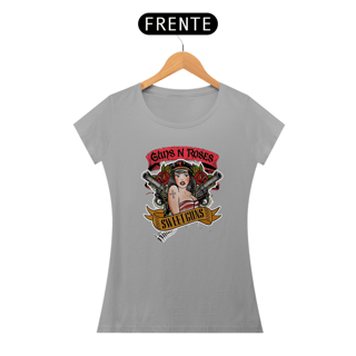 Nome do produto Sweet Guns - Modelo Logotipo Baby Look