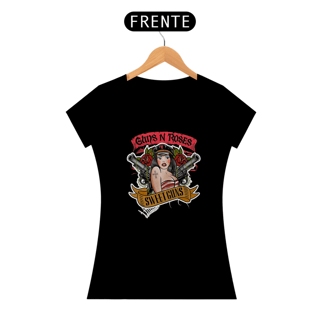 Nome do produto Sweet Guns - Modelo Logotipo Baby Look