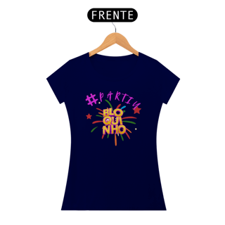 Nome do produto Camiseta Feminina Baby Look - Bloquinho