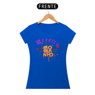 Nome do produto Camiseta Feminina Baby Look - Bloquinho