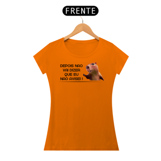 Nome do produto Depois não vai dizer