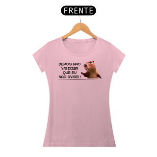 Nome do produto Depois não vai dizer