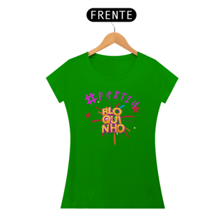 Nome do produto Camiseta Feminina Baby Look - Bloquinho