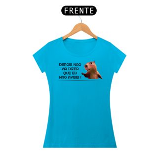 Nome do produto Depois não vai dizer