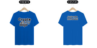 Nome do produtoCamiseta Clássica - Crypto is my Dojo