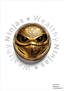 Nome do produtoPoster Wealthy Ninjas - Crypto Ninjas Community