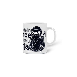 Nome do produtoCaneca Trade in silence Win like a Ninja - Wealthy Ninjas
