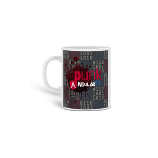 Caneca de Porcelana Angular Punk