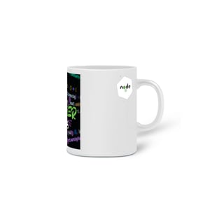 Nome do produto Caneca de Porcelana Node Forever
