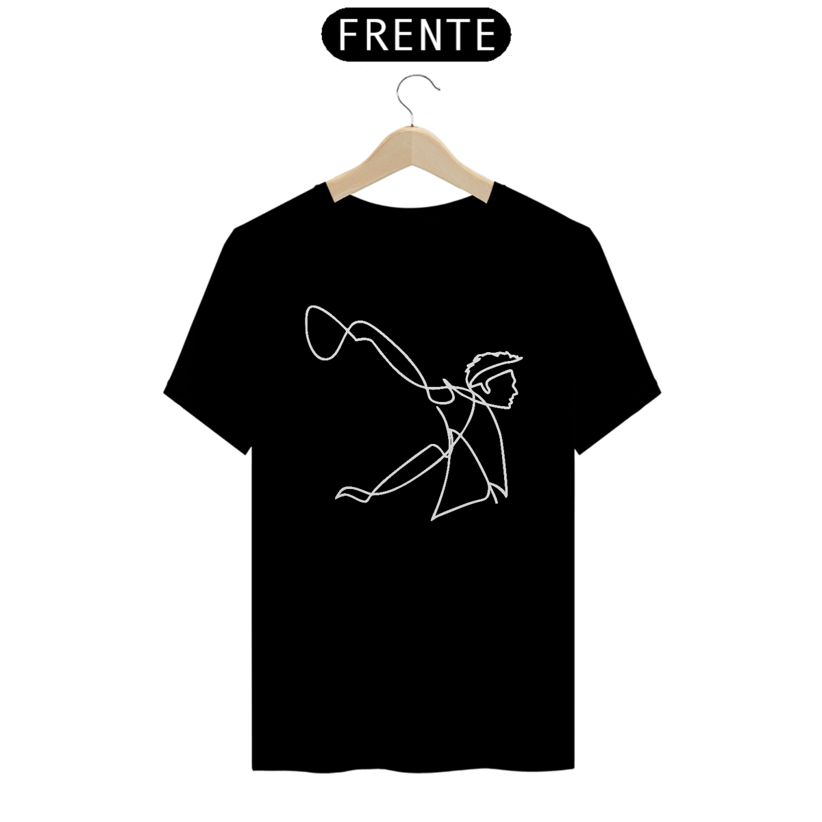 Nome do produto:  Camiseta Roger Federer Backhand 