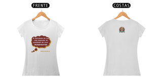 Nome do produto Camiseta Baby Look - Marco Aurélio
