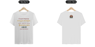 Nome do produto Camiseta Unissex - Jean-Paul Sartre