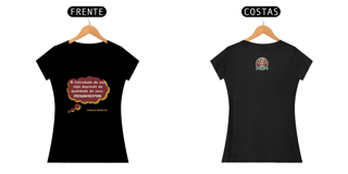 Nome do produto Camiseta Baby Look - Marco Aurélio