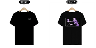 Nome do produto Camiseta Vazio Roxo - Preta