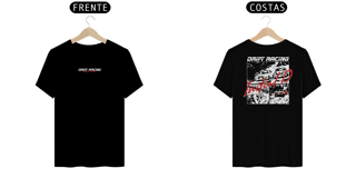 Nome do produto Camiseta Initial D Drift Racing - Preta