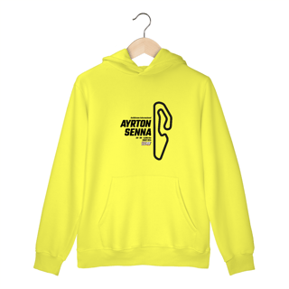 Nome do produto Blusa Pistas - Ayrton Senna - Estampa Preta