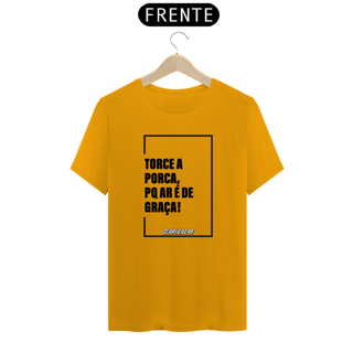 Nome do produto Camiseta Torce a Porca - Estampa Preta