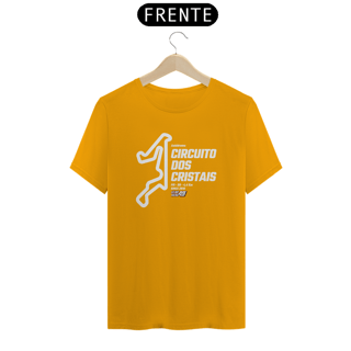 Nome do produto Camiseta Pistas - Circuito dos Cristais - Estampa Branca