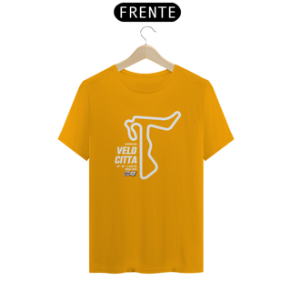 Nome do produto Camiseta Pistas - Velocitta - Estampa Branca