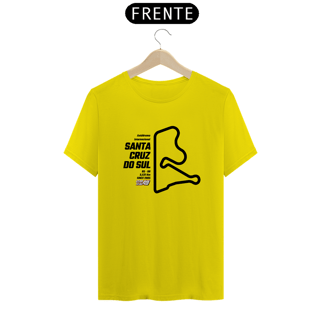 Nome do produto Camiseta Pistas - Santa Cruz do Sul - Estampa Preto