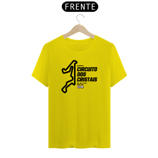 Nome do produto Camiseta Pistas - Circuito dos Cristais - Estampa Preta