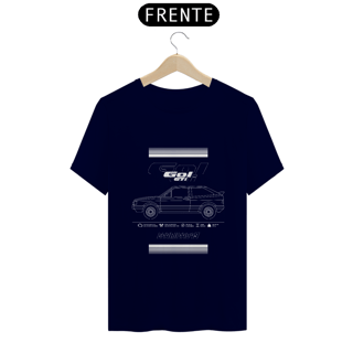 Nome do produto Camiseta Gol Quadrado GTI - Estampa Branca