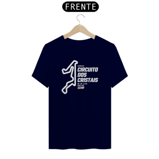 Nome do produto Camiseta Pistas - Circuito dos Cristais - Estampa Branca