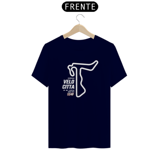 Nome do produto Camiseta Pistas - Velocitta - Estampa Branca