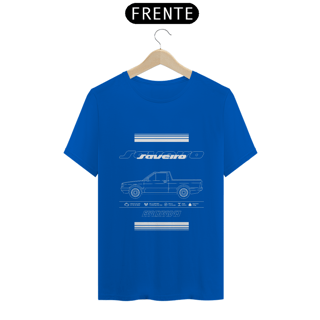 Nome do produto Camiseta Saveiro Quadrada - Estampa Branca