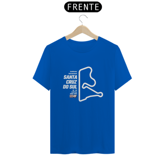 Nome do produto Camiseta Pistas - Sta Cruz do Sul - Estampa Branca