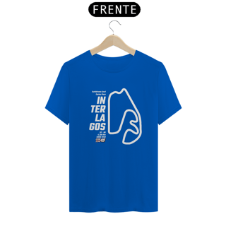 Nome do produto Camiseta Pistas - Interlagos - Estampa Branca