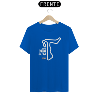 Nome do produto Camiseta Pistas - Velocitta - Estampa Branca