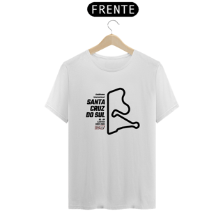 Nome do produto Camiseta Pistas - Santa Cruz do Sul - Estampa Preto