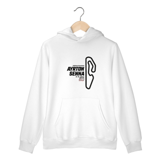Blusa Pistas - Ayrton Senna - Estampa Preta