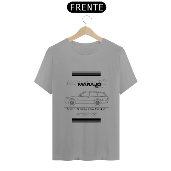 Camiseta Marajó SL - Estampa Preta