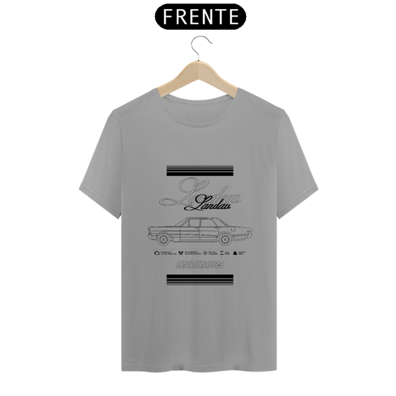 Camiseta Landau - Estampa Preta