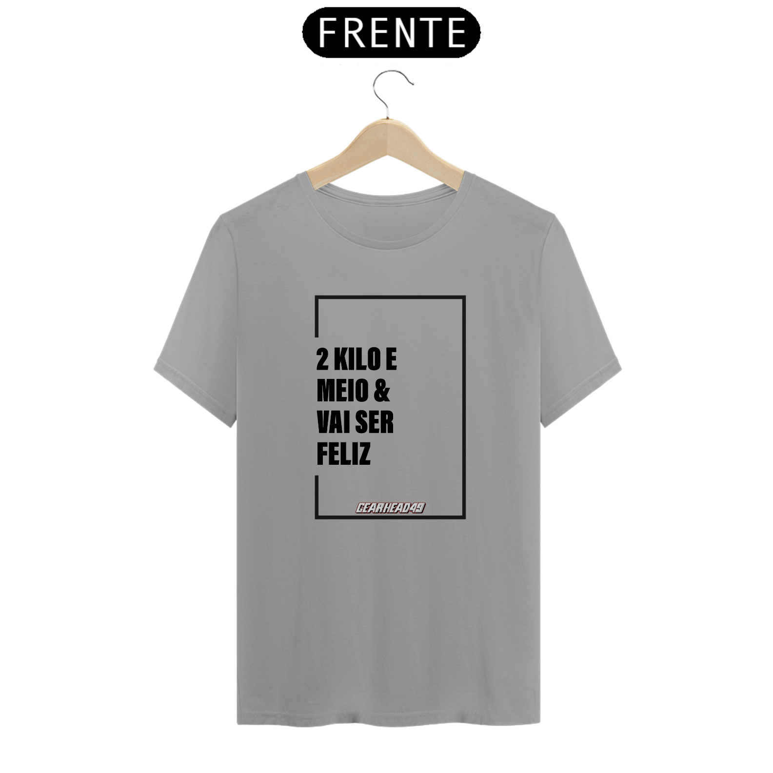 Camiseta 2k e Meio - Estampa Preta