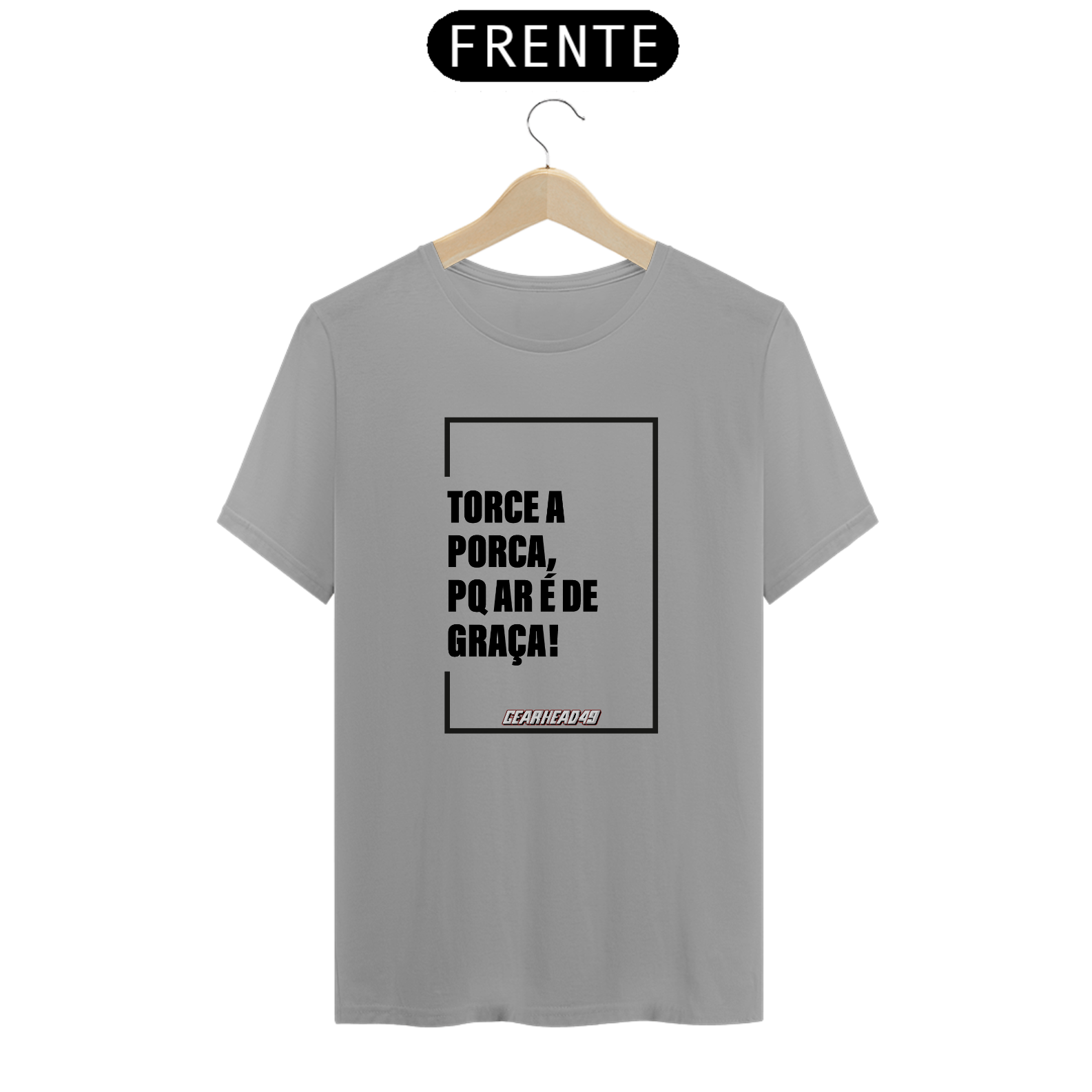 Camiseta Torce a Porca - Estampa Preta