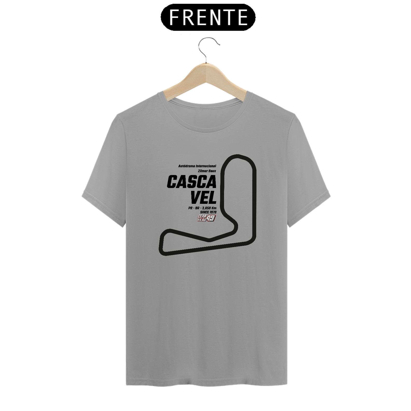 Camiseta Pistas - Cascavel - Estampa Preta