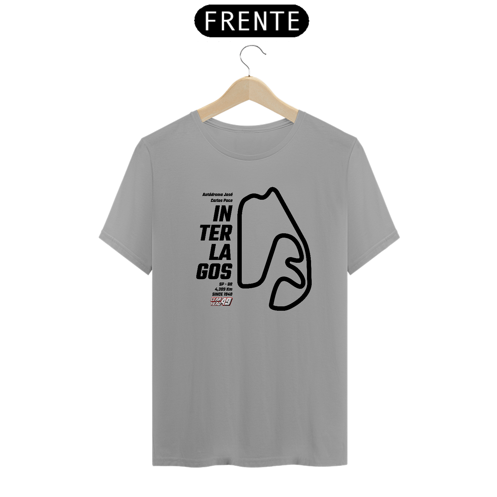 Camiseta Pistas - Interlagos - Estampa Preto