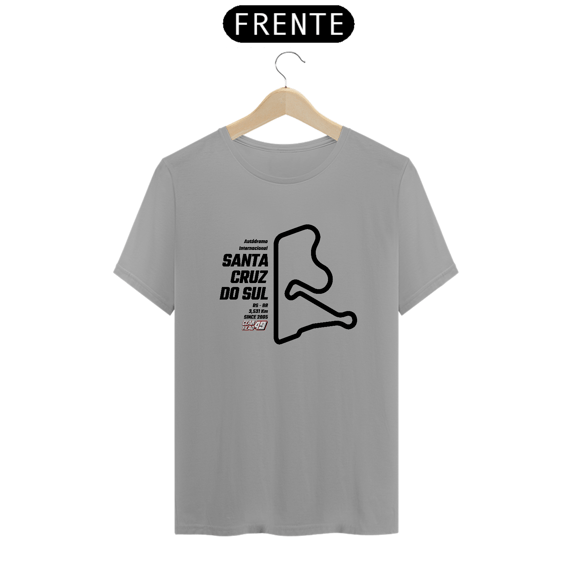 Camiseta Pistas - Santa Cruz do Sul - Estampa Preto