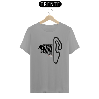 Camiseta Pistas - Ayrton Senna - Estampa Preto