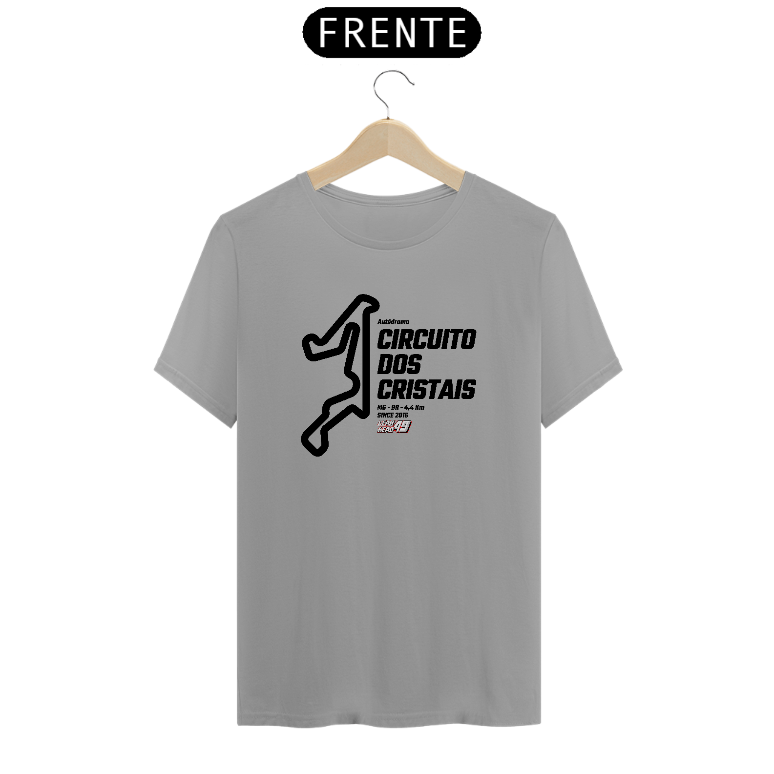 Camiseta Pistas - Circuito dos Cristais - Estampa Preta