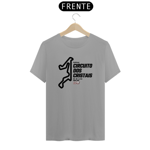 Camiseta Pistas - Circuito dos Cristais - Estampa Preta