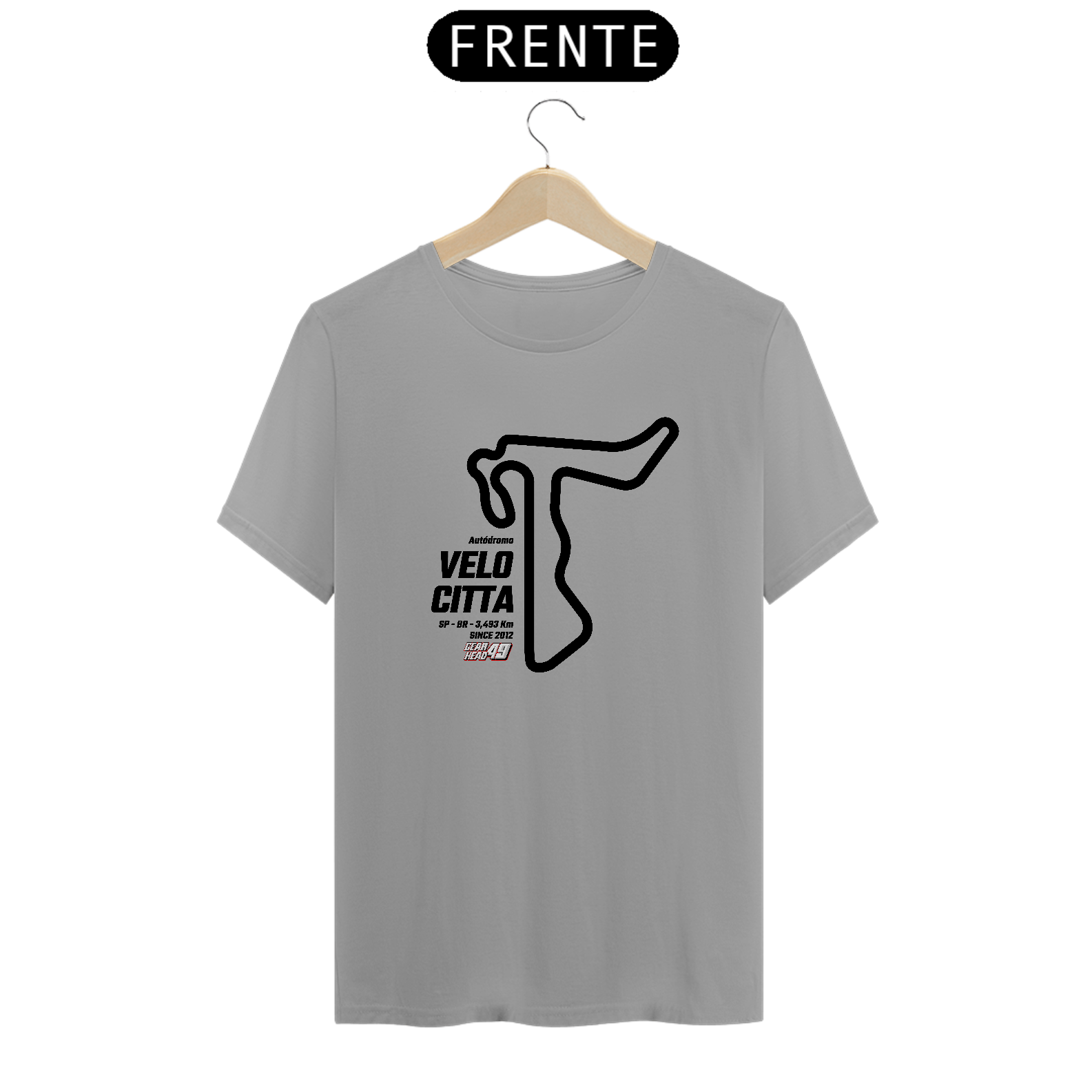 Camiseta Pistas - Velocitta - Estampa Preta